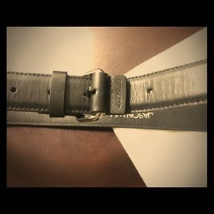 Jason Wu black leather belt with dust bag